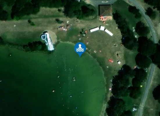 Satellite image of BASE DE LOISIRS DU COL VERT