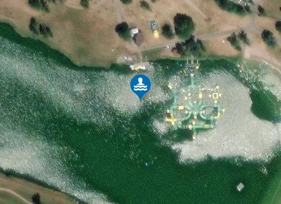 Satellite image of BASE DE LOISIRS DU LAC DE LA MOSELOTTE