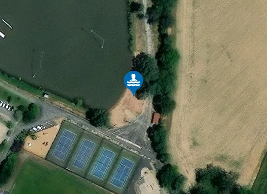 Satellite image of PLAN D'EAU - BASE DE LOISIRS