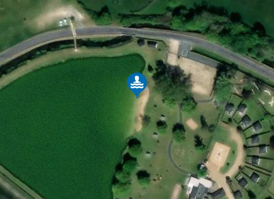 Satellite image of PLAN D'EAU DE FONTAINE-GUERIN