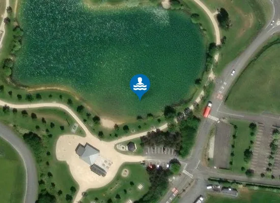 Satellite image of PLAN D'EAU DU PETIT ANJOU