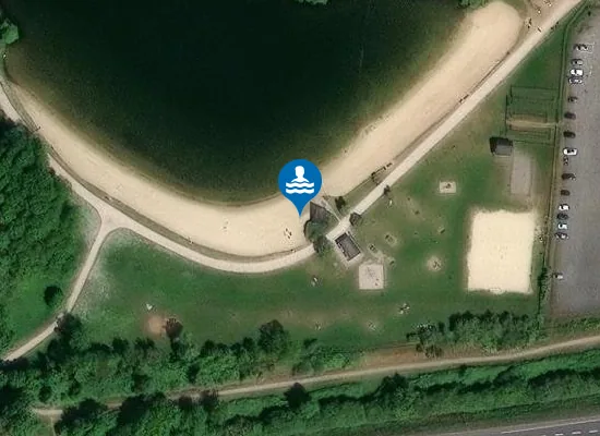 Satellite image of PLAN D'EAU DE LA GEMERIE A ARNAGE