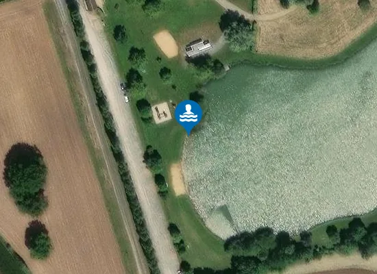 Satellite image of PLAN D'EAU DE CHANTENAY VILLEDIEU