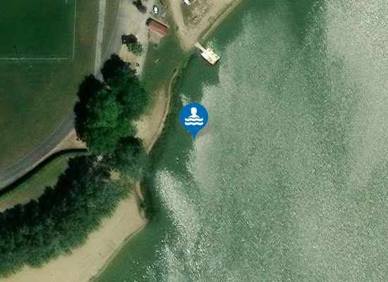 Satellite image of PLAN D'EAU DE LA FERTE BERNARD