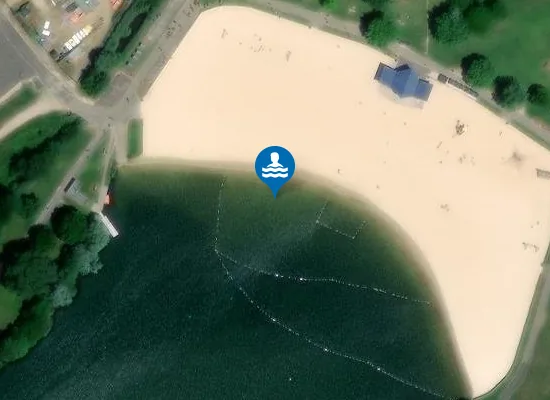 Satellite image of PLAN D'EAU DE LA MONNERIE LA FLECHE