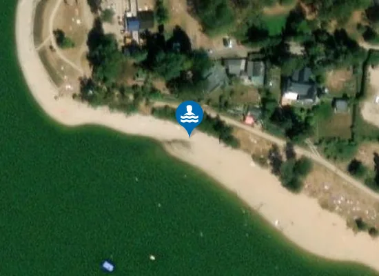 Satellite image of VN MŠENO - PLÁŽ "U KIOSKU"