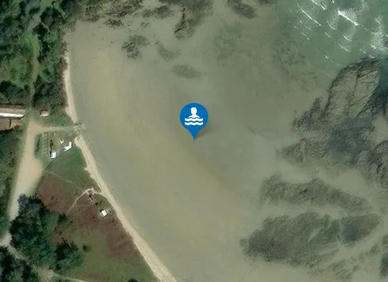 Satellite image of LES SAPINS