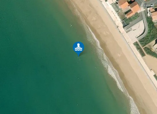 Satellite image of GRANDE PLAGE MARINES