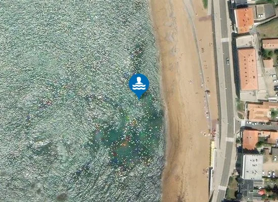 Satellite image of LES CINQ PINEAUX