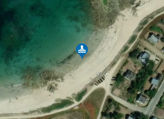 Satellite image of LANDRELLEC