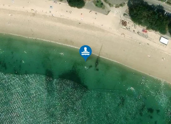 Satellite image of TREZ