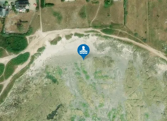 Satellite image of PETITE PLAGE