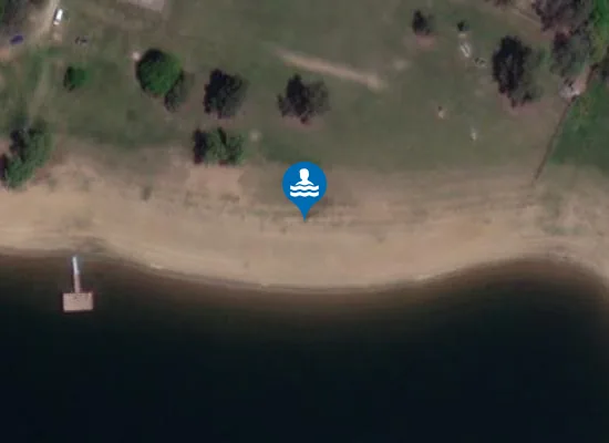 Satellite image of VRANOVSKÁ PŘEHRADA - PLÁŽ VRANOV