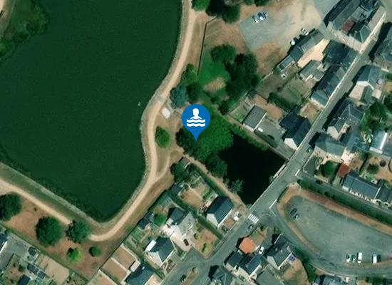 Satellite image of PLAN D'EAU COMMUNAL