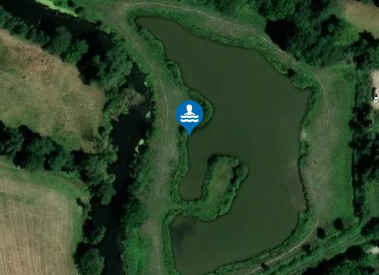 Satellite image of PLAN D'EAU DES PATURIAUX